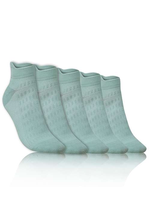 men solid cotton ankle length socks combo - 21587389 -  Standard Image - 0