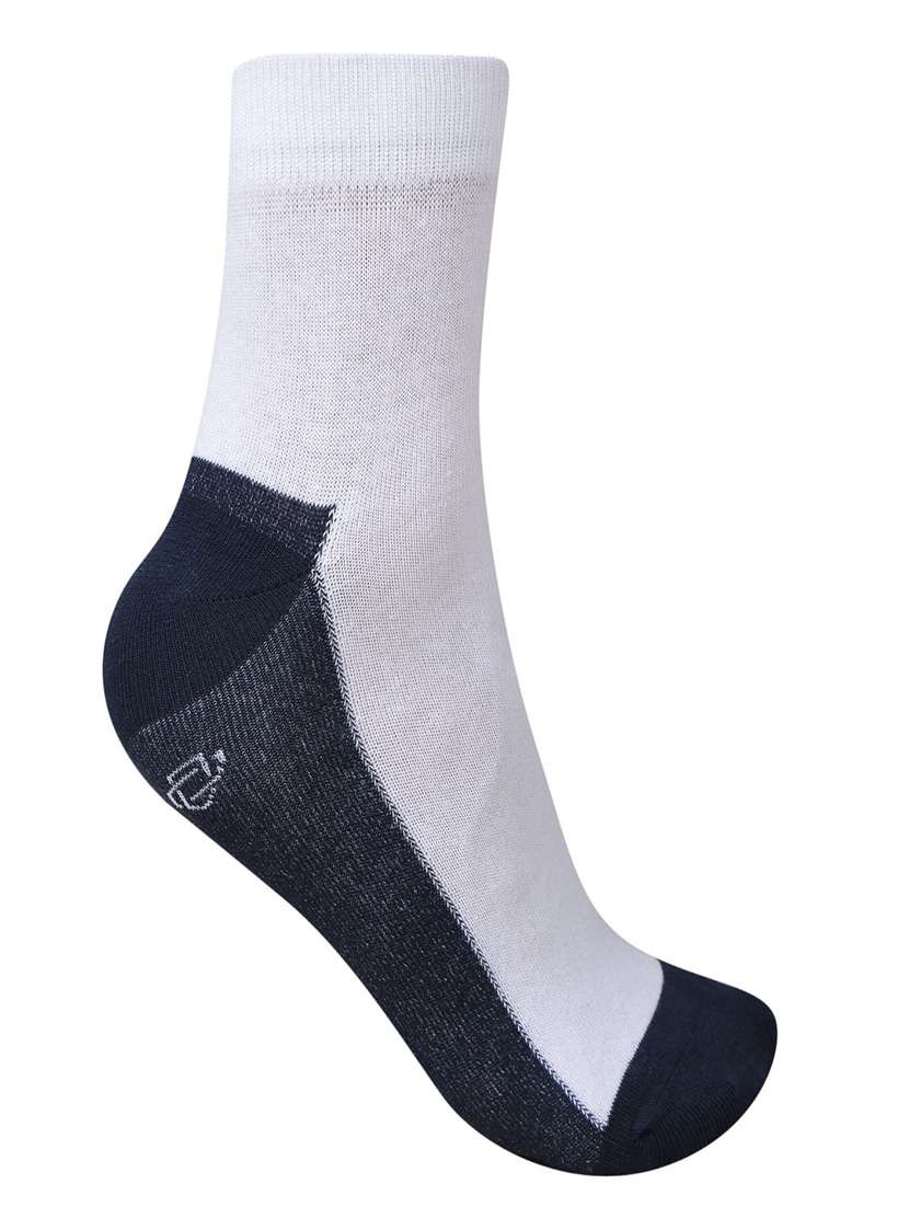 men color block cotton ankle length socks combo - 21587417 -  Standard Image - 3