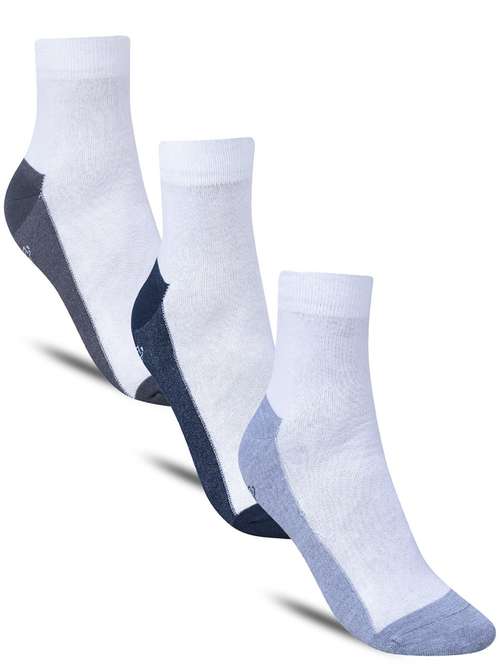 men pack of 3 ankle length socks - 21587419 -  Standard Image - 0