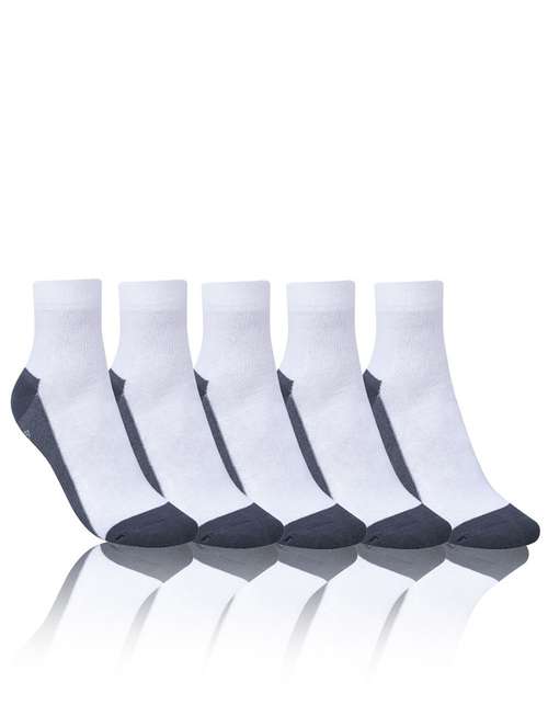 men color block cotton ankle length socks combo - 21587429 -  Standard Image - 0