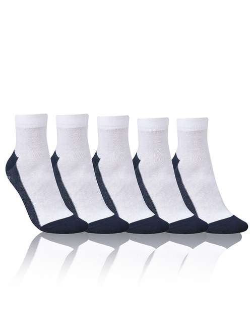 men color block cotton ankle length socks combo - 21587430 -  Standard Image - 0
