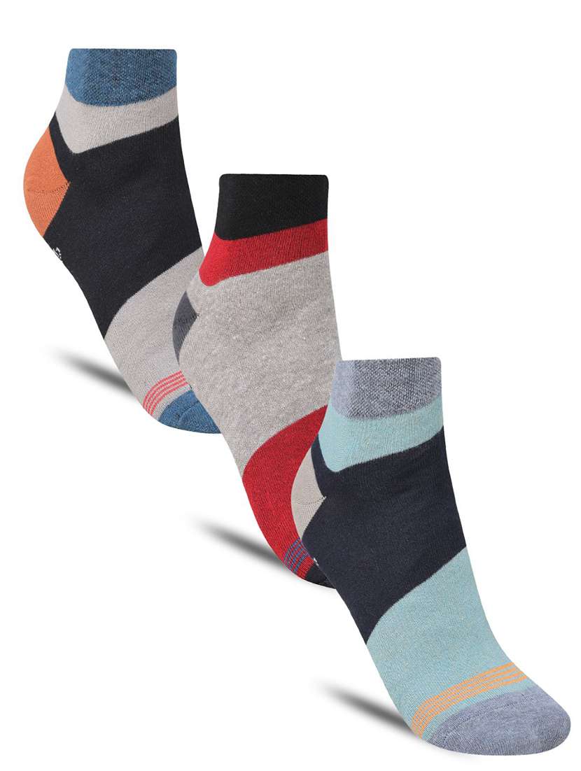 men pack of 3 ankle length sock - 21587453 -  Zoom Image - 0