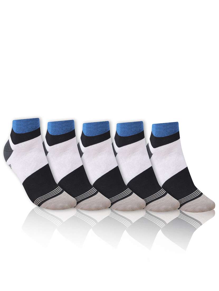 men cotton ankle length socks combo - 21587467 -  Zoom Image - 0