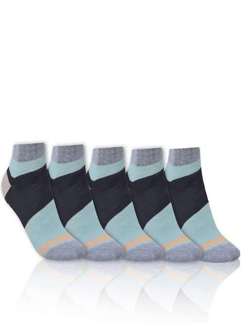 men pack of 5 ankle length socks - 21587472 -  Standard Image - 0