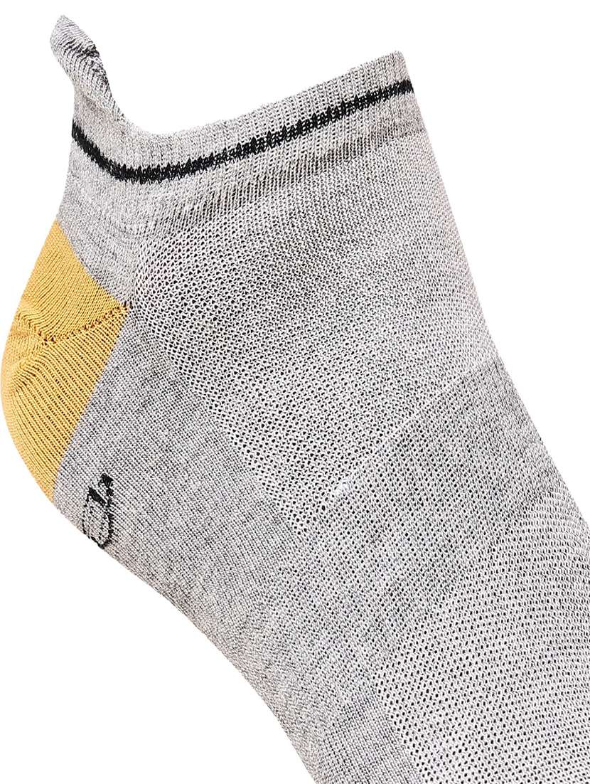 men color block cotton ankle length socks combo - 21587518 -  Standard Image - 3