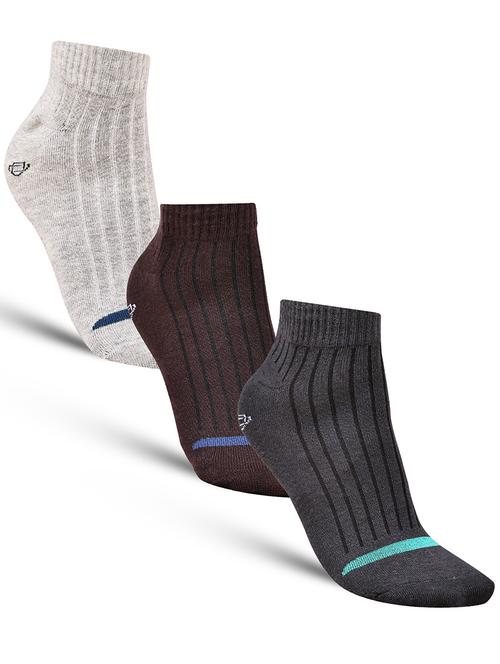 men pack of 3 ankle length sock - 21587536 - Standard Image - 0