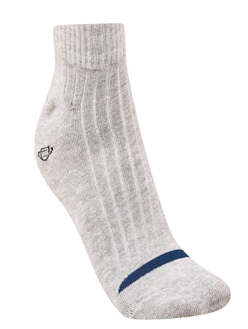 multi colored cotton ankle length sock - 21587548 -  Standard Image - 3