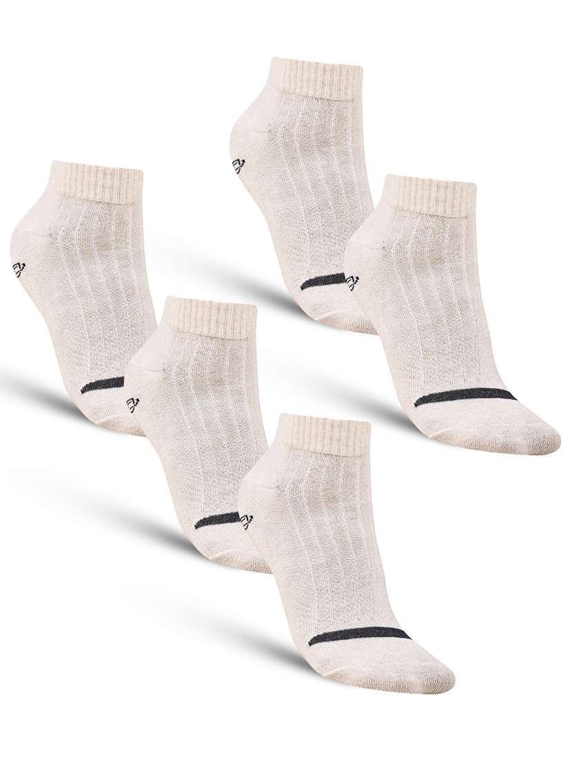 multi colored cotton ankle length sock