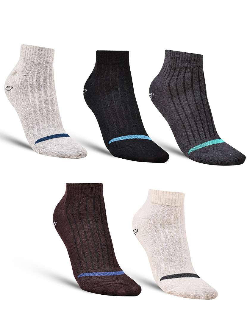 men cotton ankle length socks combo