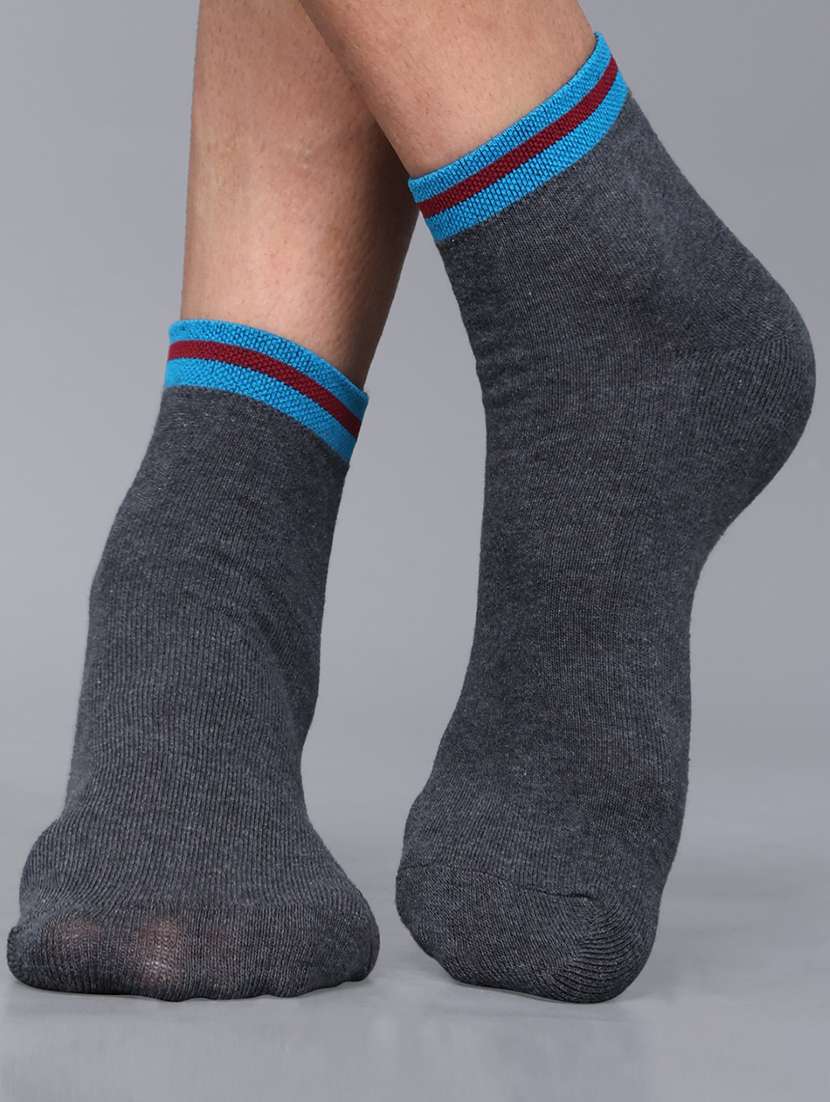 men pack of 3 ankle length sock - 21587569 -  Standard Image - 3