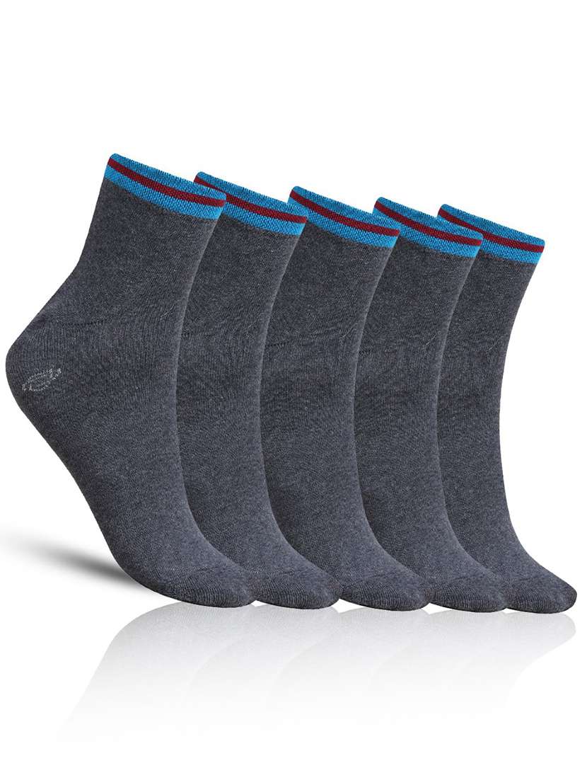 men pack of 5 ankle length socks - 21587574 -  Zoom Image - 0