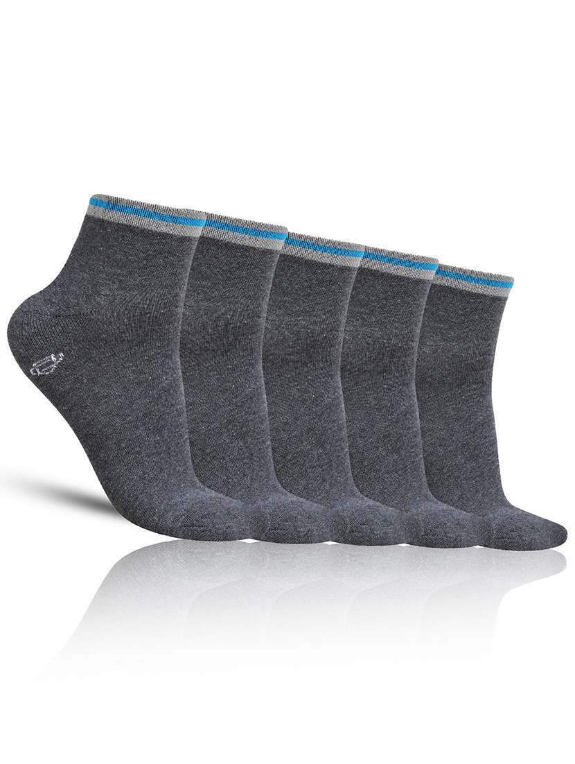 men cotton ankle length socks combo - 21587575 -  Zoom Image - 0