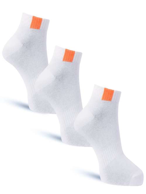 men pack of 3 ankle length socks - 21587582 -  Standard Image - 0
