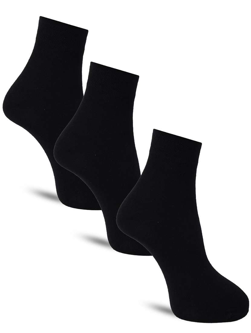 men pack of 3 ankle length socks - 21587589 -  Zoom Image - 0