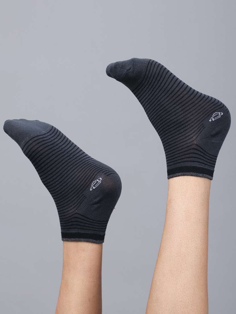men cotton ankle length socks combo - 21587611 -  Standard Image - 3