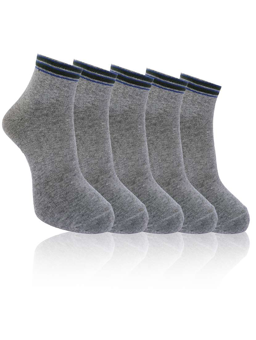 men cotton ankle length socks combo - 21587634 -  Zoom Image - 0