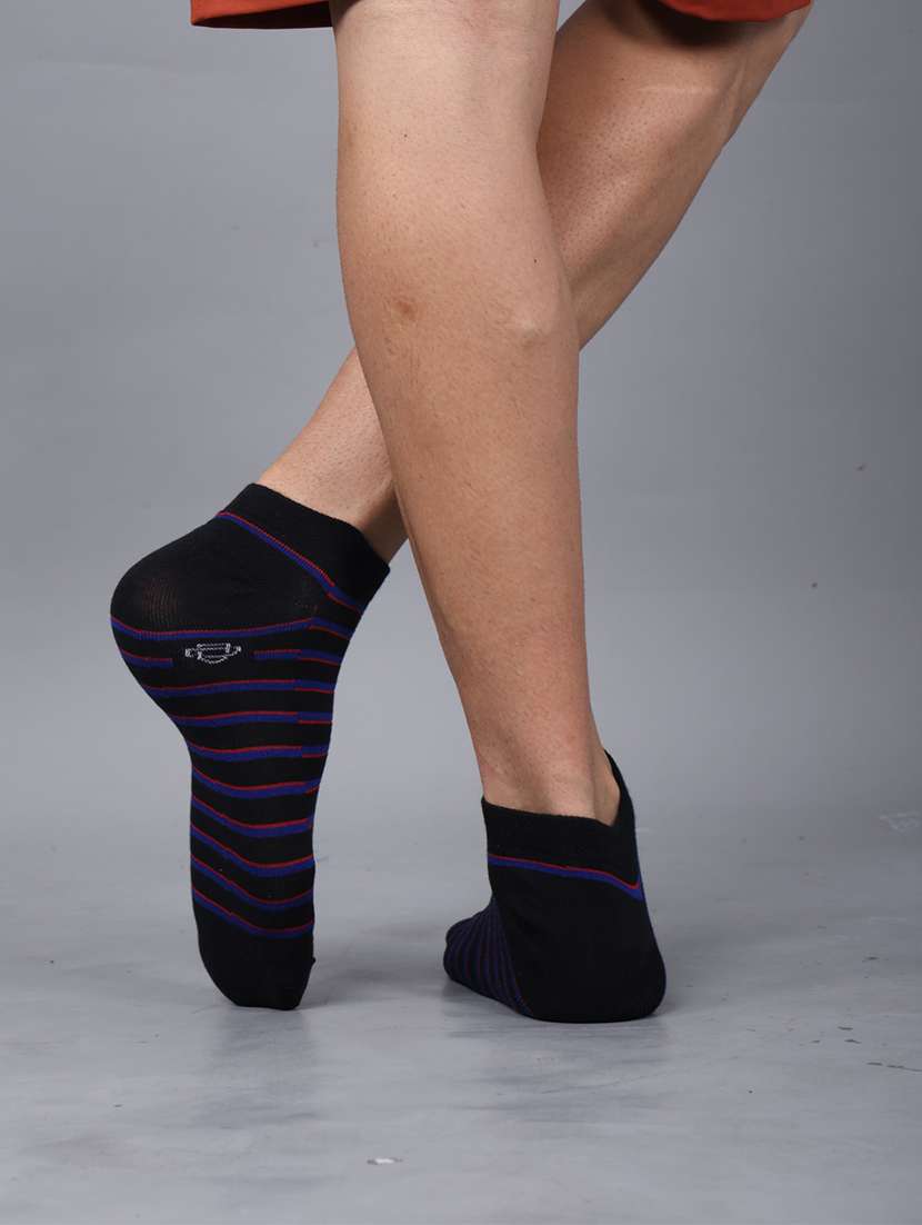 men cotton ankle length socks combo - 21587703 -  Standard Image - 3