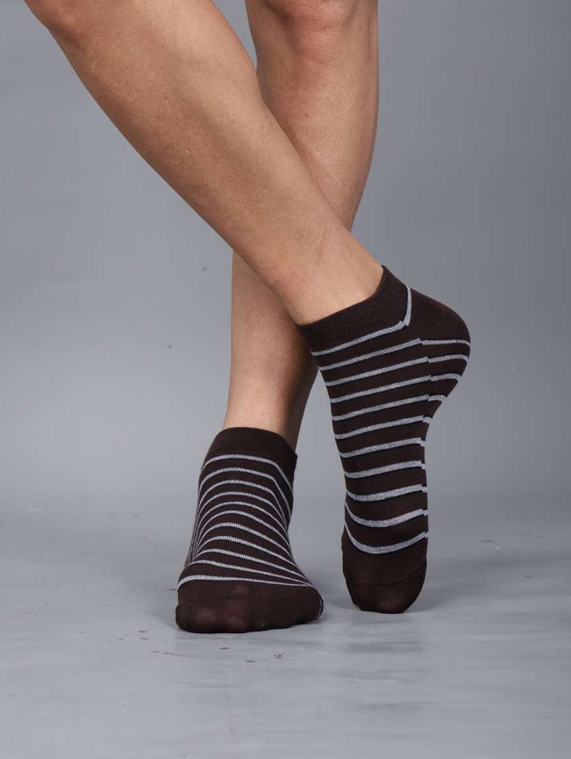 men cotton ankle length socks combo - 21587707 -  Standard Image - 3