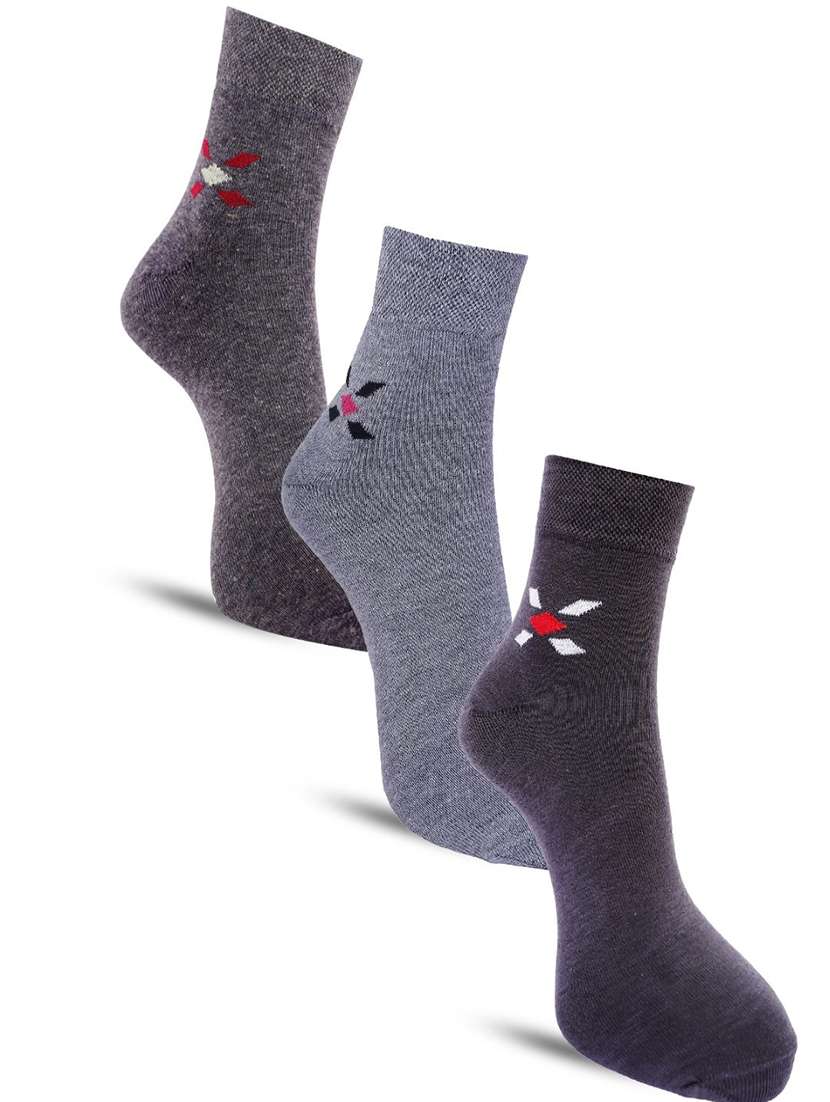 men cotton above ankle length socks combo - 21587721 -  Zoom Image - 0