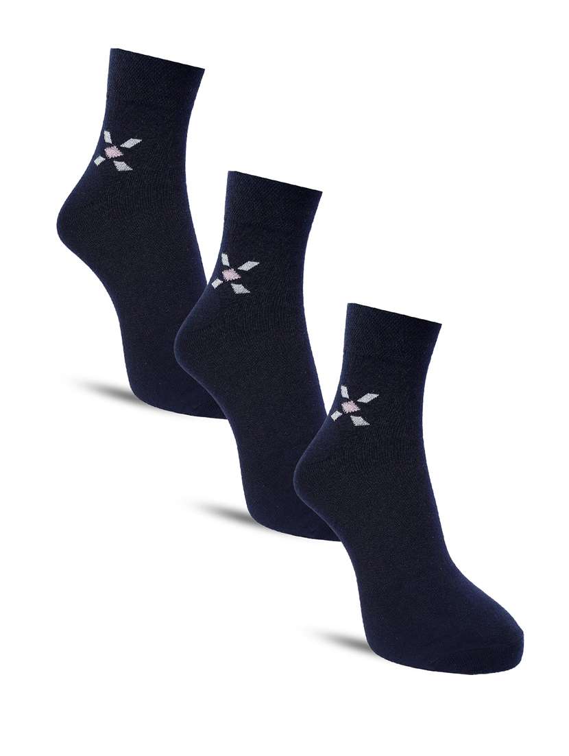 men cotton above ankle length socks combo - 21587732 -  Zoom Image - 0