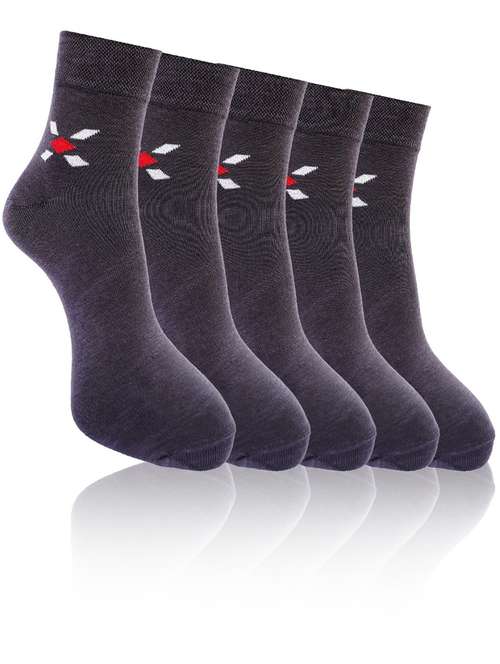 men pack of 5 above ankle length sock - 21587738 -  Standard Image - 0