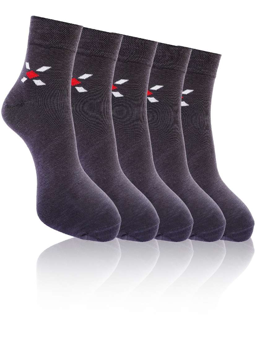 men pack of 5 above ankle length sock - 21587738 -  Zoom Image - 0