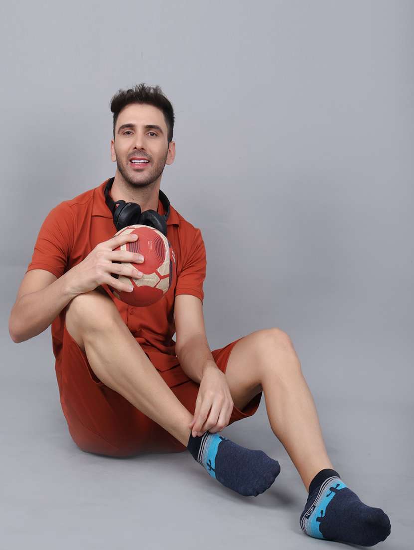 men cotton ankle length socks combo - 21587741 -  Standard Image - 3