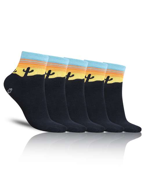 men cotton ankle length socks combo - 21587752 -  Standard Image - 0