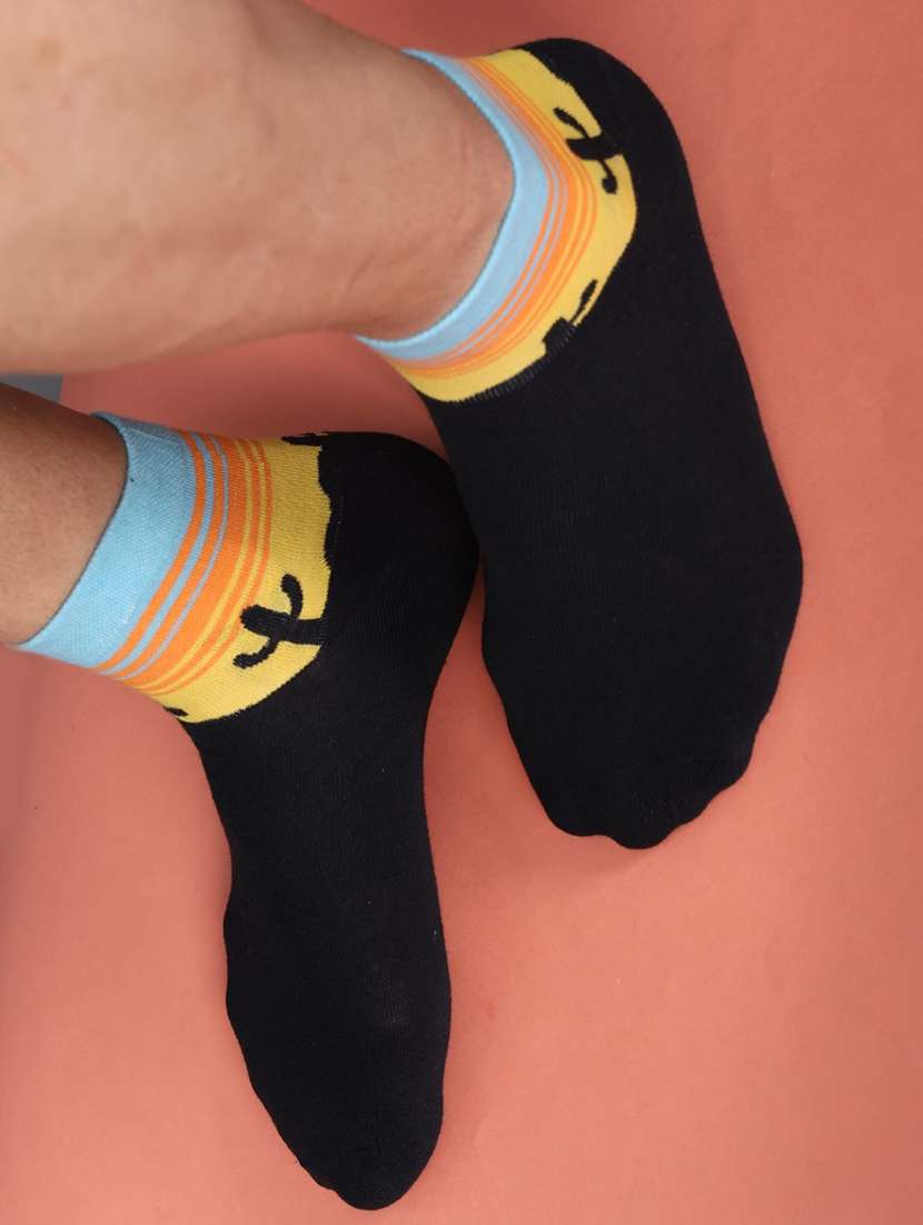 men cotton ankle length socks combo - 21587752 -  Standard Image - 3