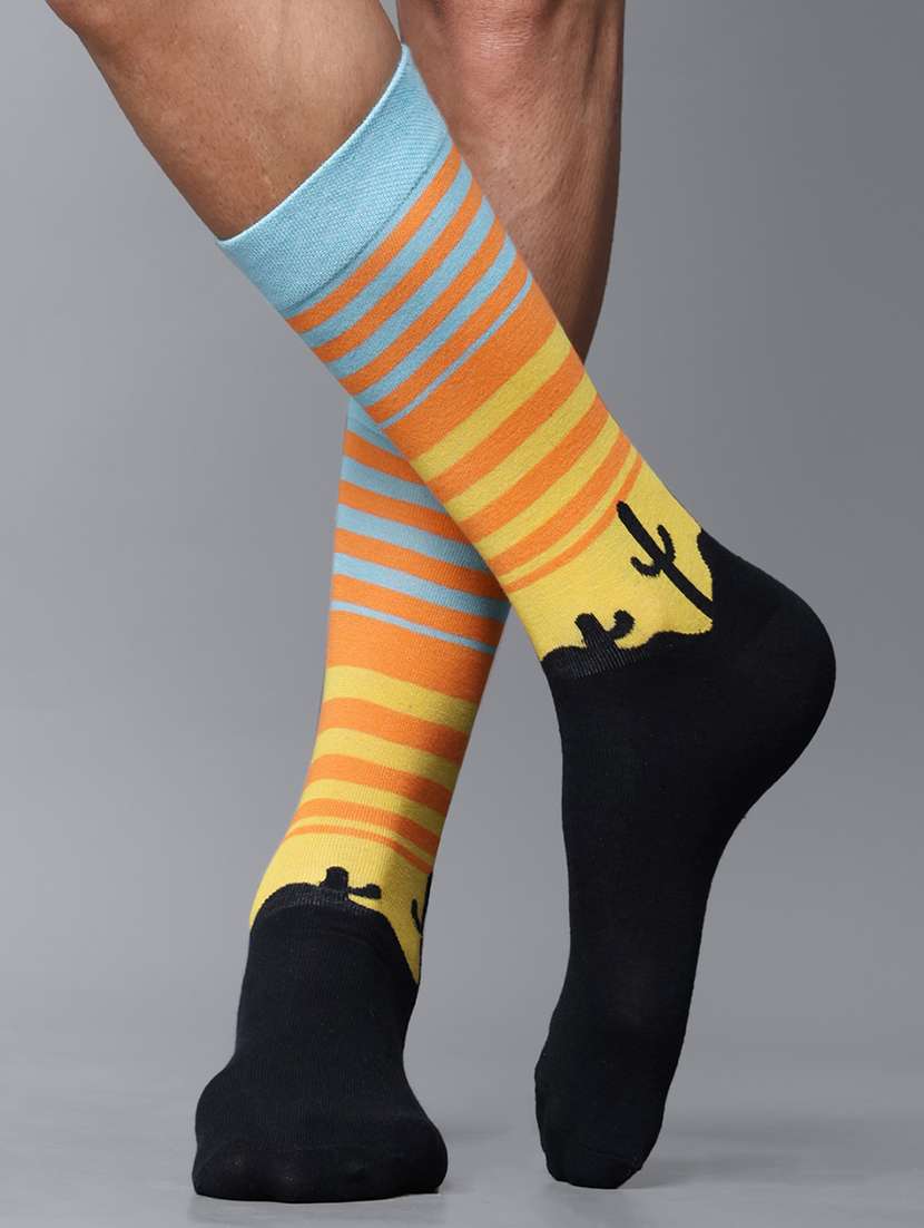 men cotton above ankle length socks combo - 21587756 -  Standard Image - 3