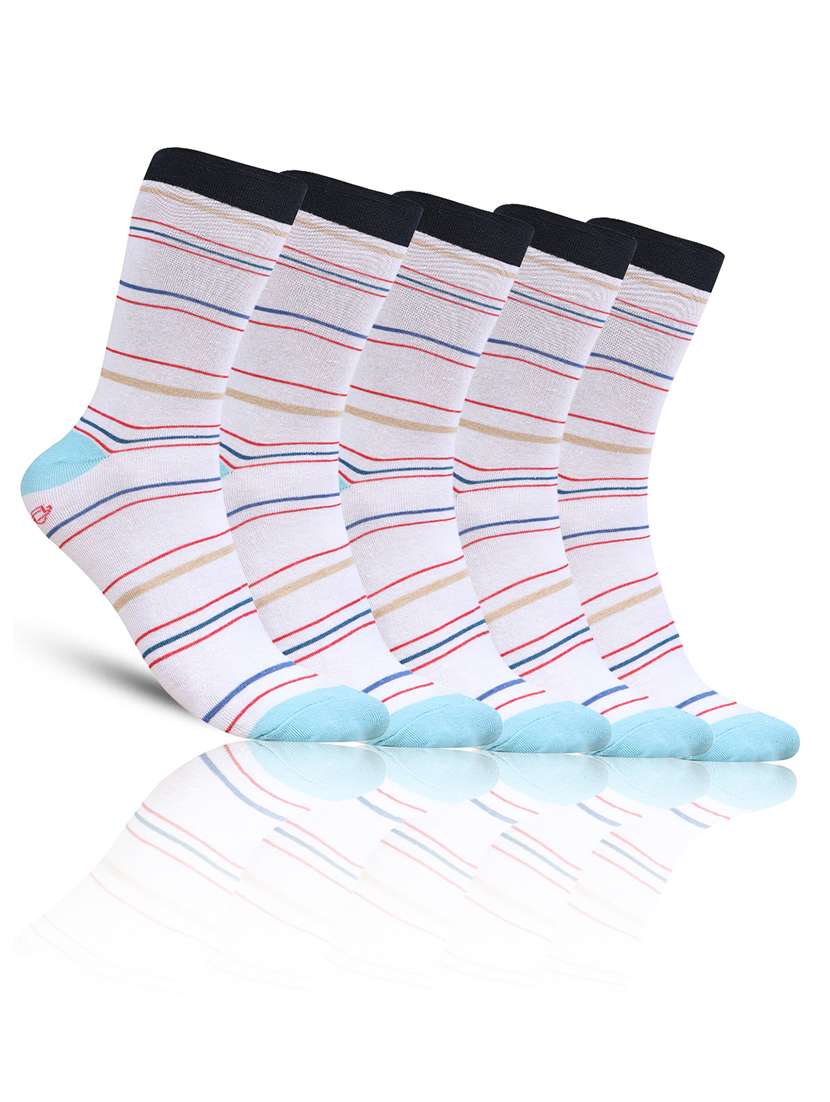 men cotton above ankle length socks combo - 21587766 -  Zoom Image - 0