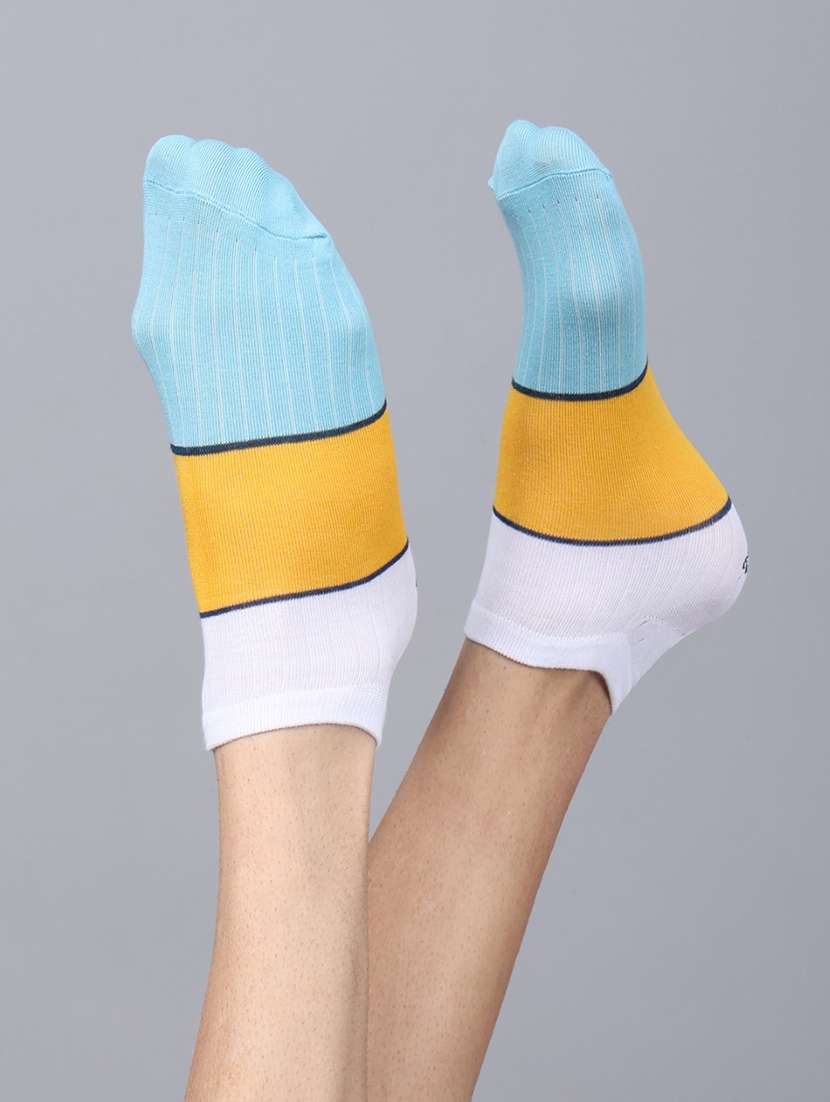 men cotton ankle length socks combo - 21587779 -  Standard Image - 3