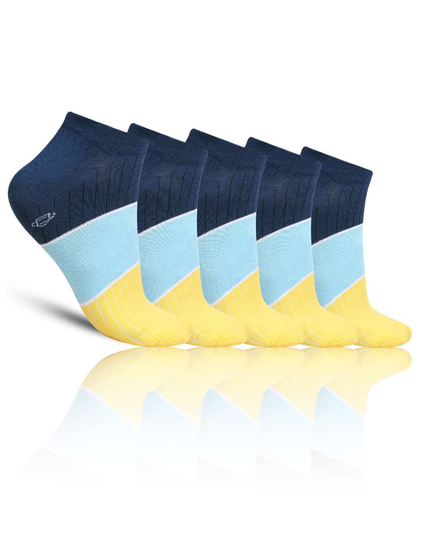 men cotton ankle length socks combo - 21587786 -  Zoom Image - 0