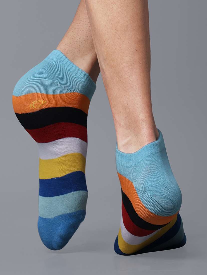 men cotton ankle length socks combo - 21587796 -  Standard Image - 3