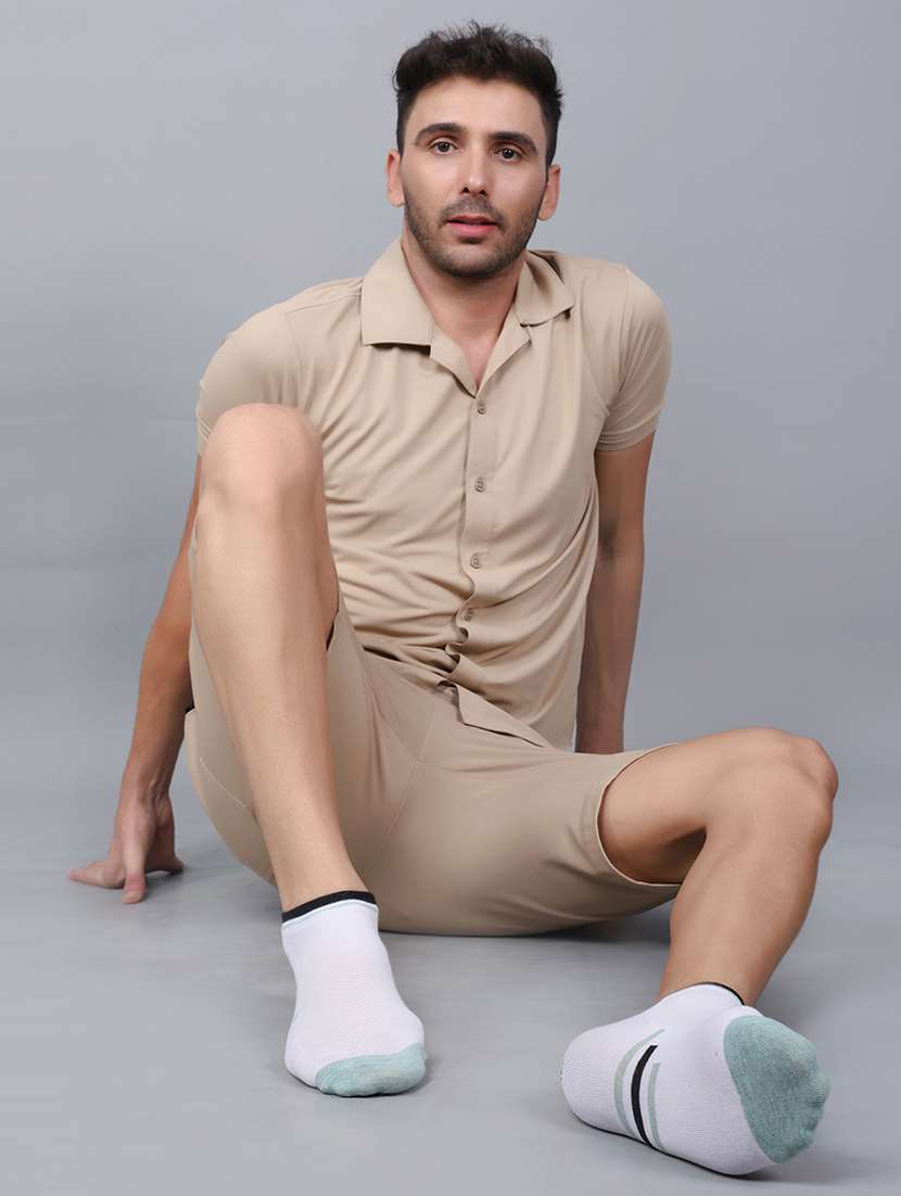 men cotton ankle length socks combo - 21587810 -  Standard Image - 3