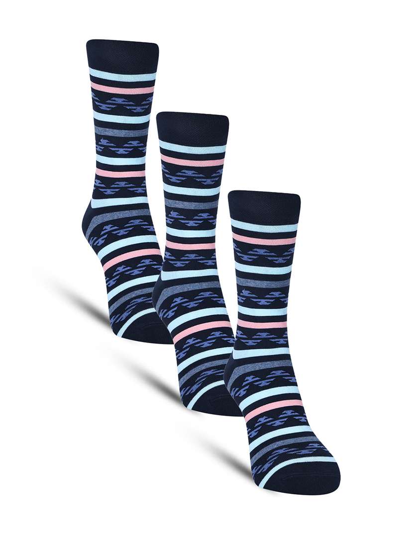 men cotton above ankle length socks combo - 21587835 -  Zoom Image - 0