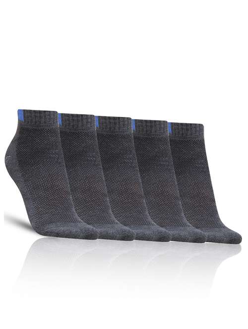 men pack of 5 ankle length sock - 21587871 -  Standard Image - 0