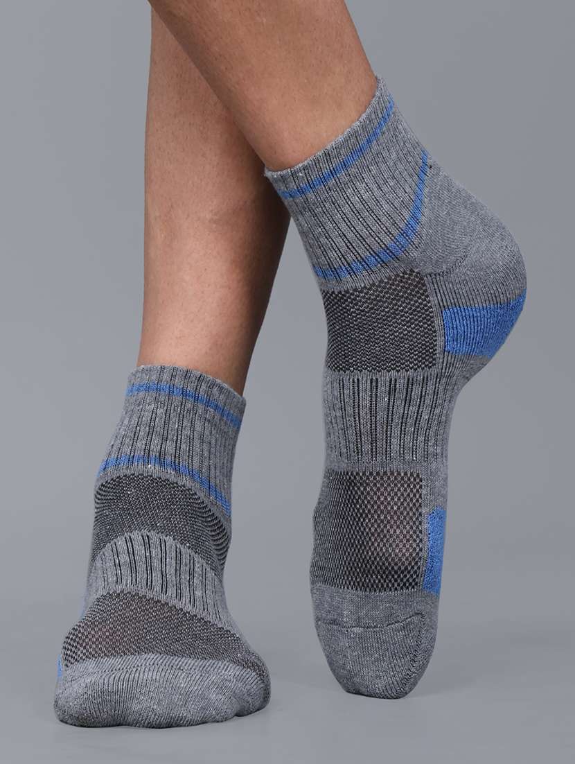 men pack of 3 ankle length socks - 21587889 -  Standard Image - 3