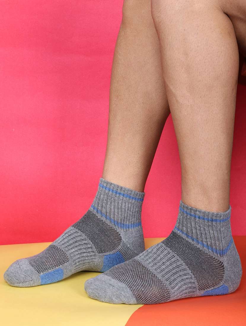 men cotton ankle length socks combo - 21587890 -  Standard Image - 3