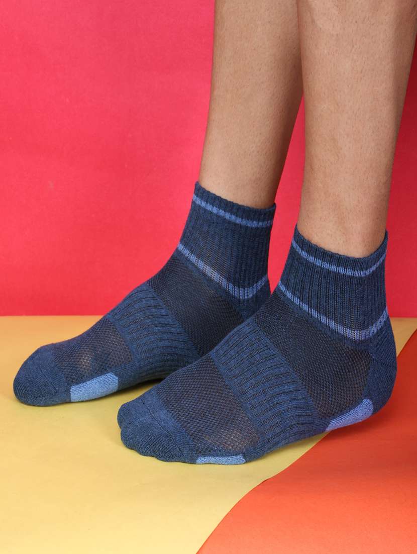 men cotton ankle length socks combo - 21587908 -  Standard Image - 3