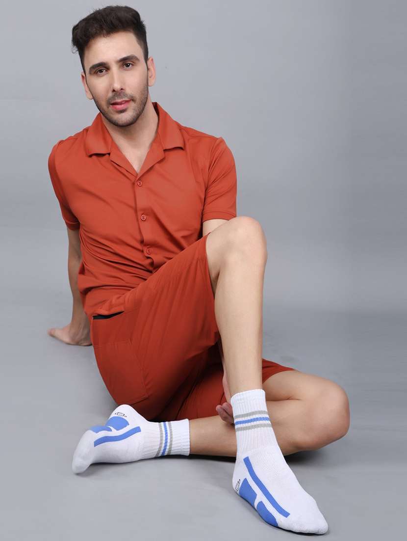 men pack of 3 above ankle length sock - 21587942 -  Standard Image - 3