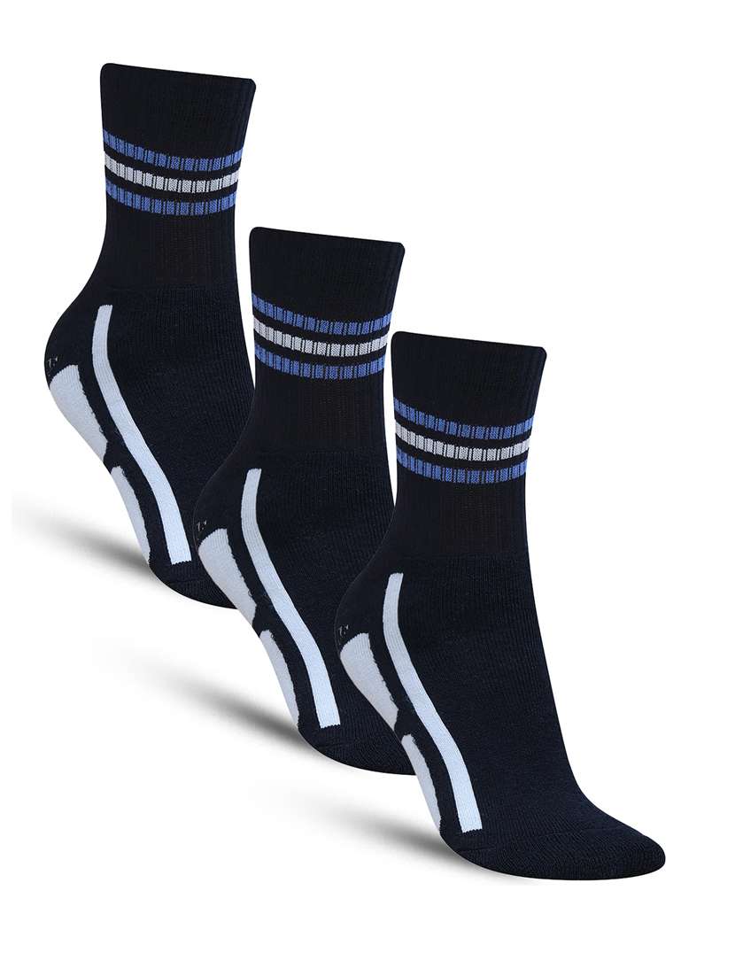 men pack of 3 above ankle length sock