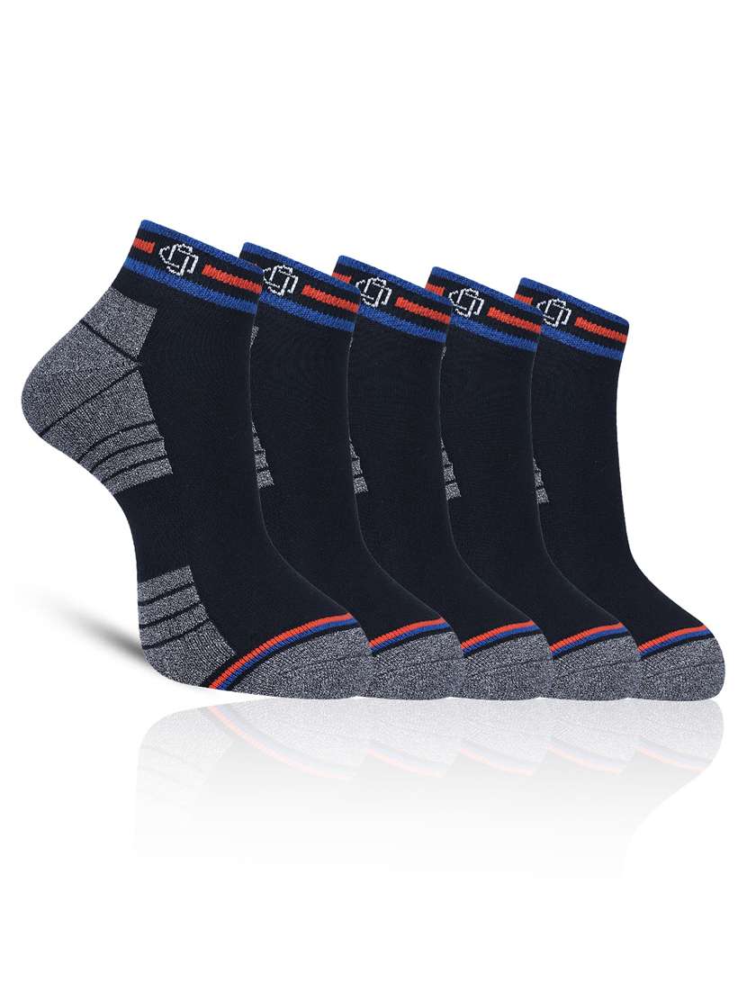 men pack of 5 ankle length sock - 21587964 -  Zoom Image - 0