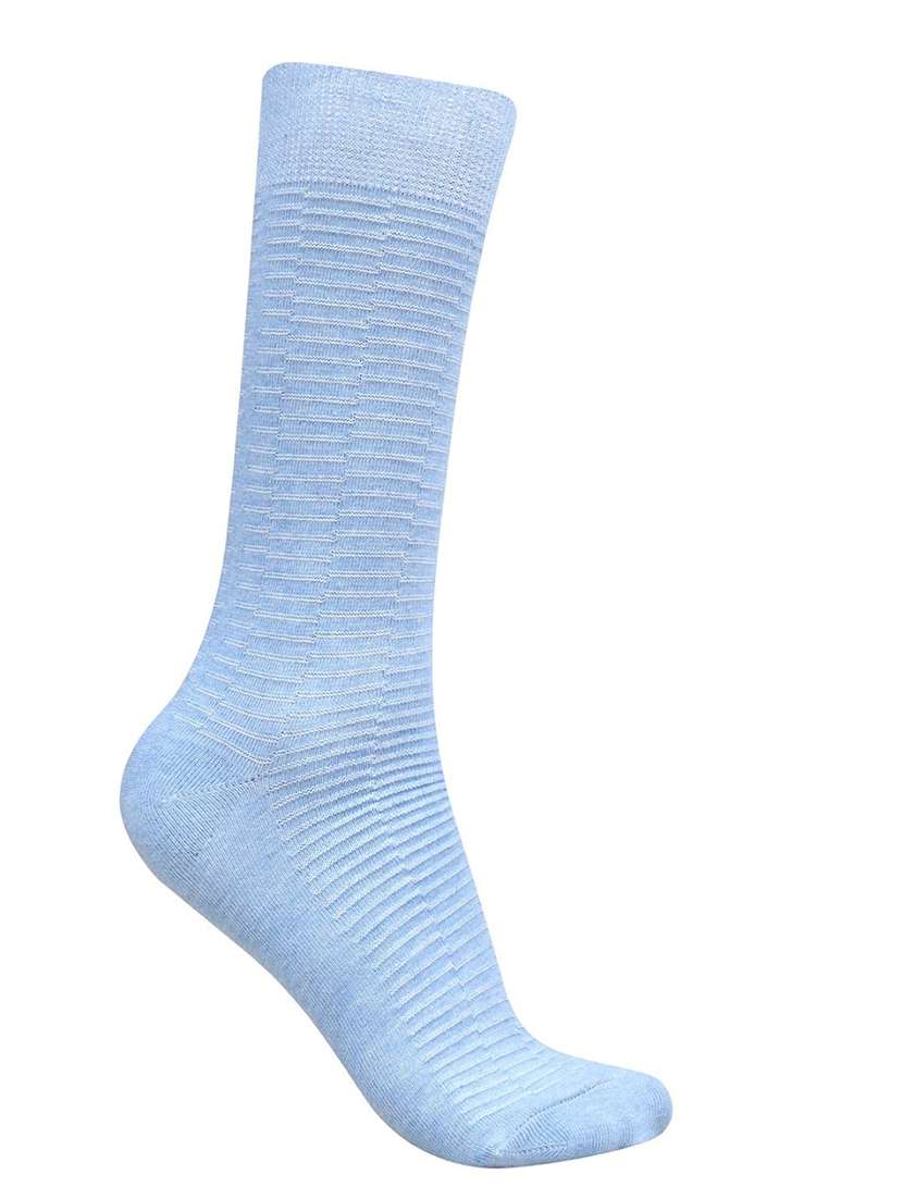 men solid above ankle length sock