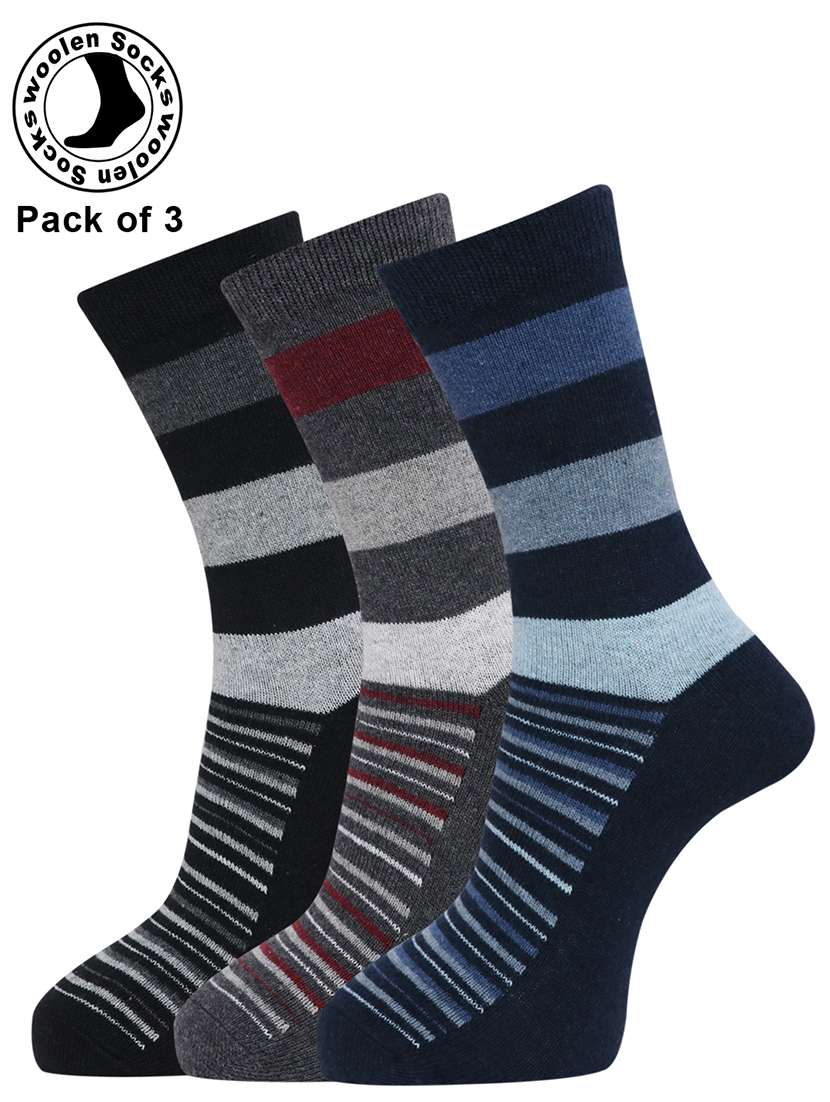 men pack of 3 above ankle length sock
