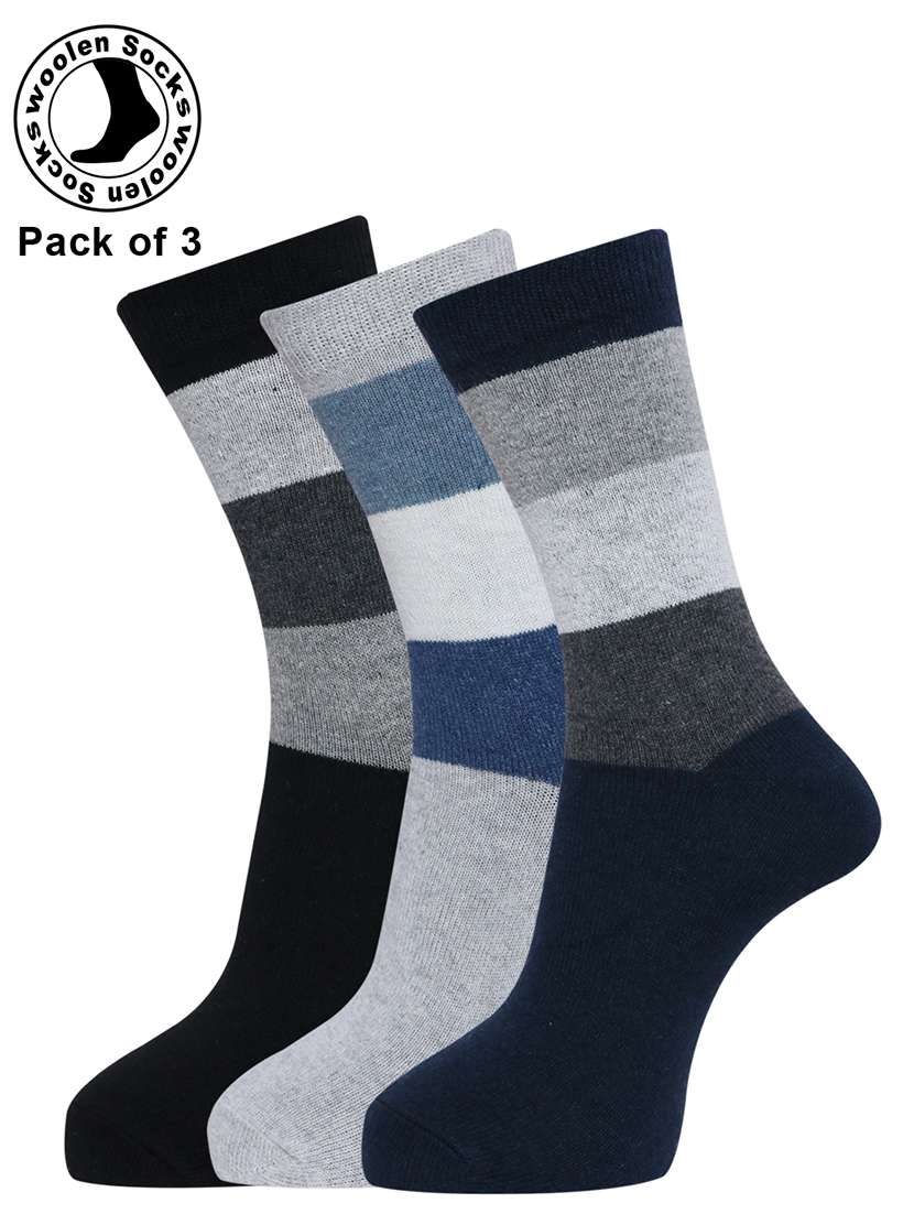 men pack of 3 above ankle length sock - 21588123 -  Zoom Image - 0