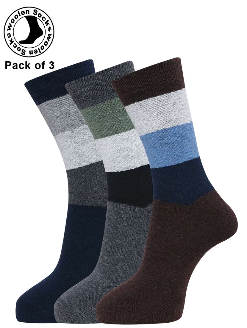 men pack of 3 above ankle length sock - 21588124 -  Zoom Image - 0