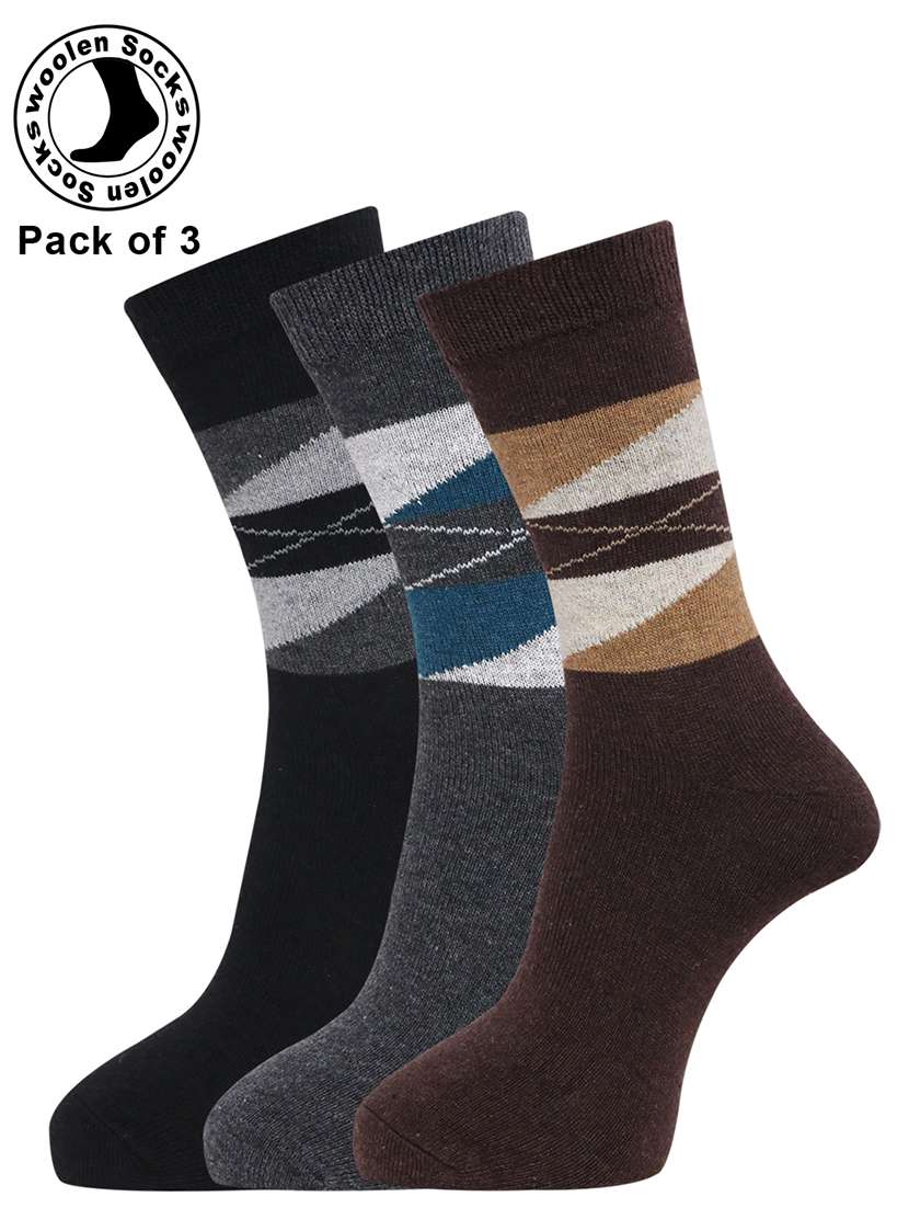 men pack of 3 above ankle length sock