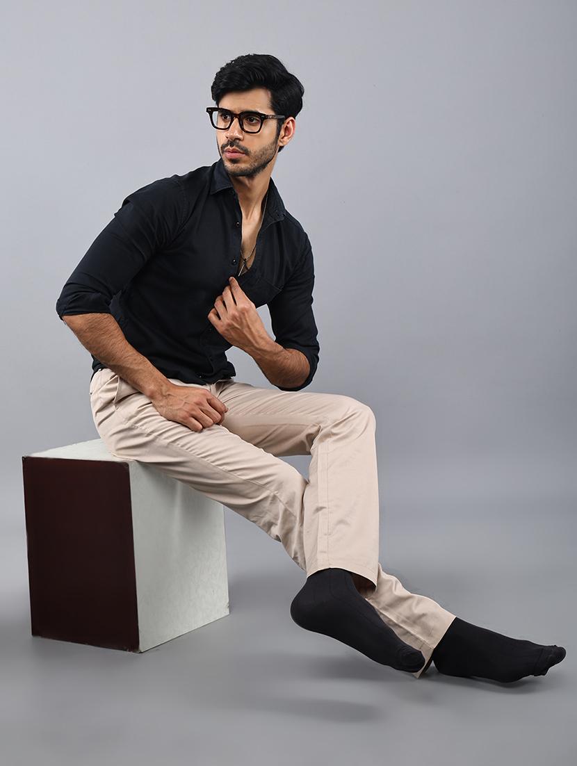 multi colored cotton above ankle length sock - 21588152 - Standard Image - 5