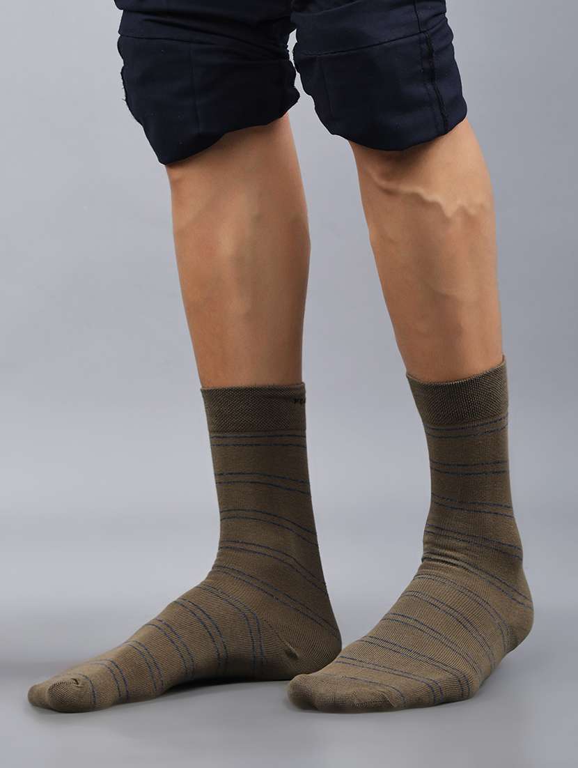 men pack of 3 above ankle length sock - 21588155 -  Standard Image - 3